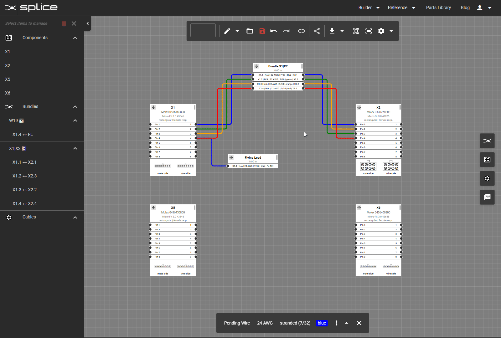 Bulk connect tool workflow