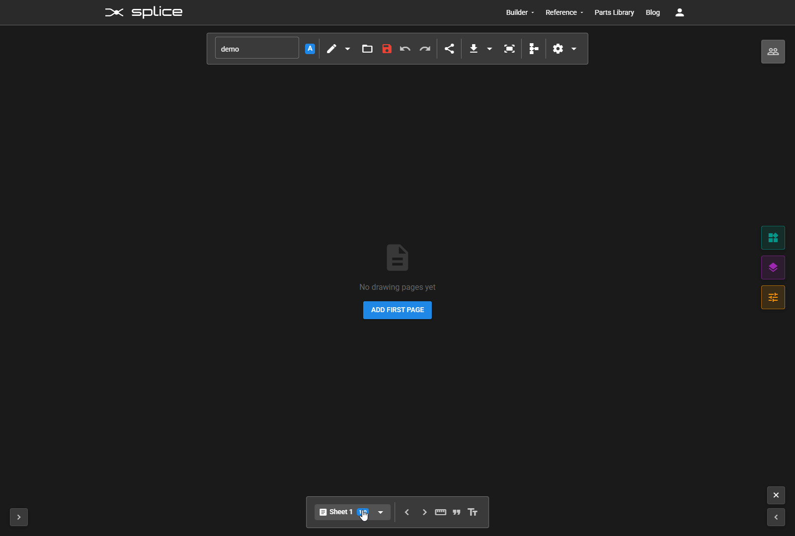 Adding a new page in Layout View